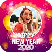 Happy New Year Frames 2020 : Greetings & Wishes on 9Apps