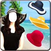 Girls Hat Photo Montage on 9Apps