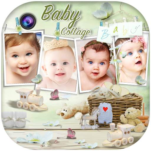 Baby Collage Maker - Baby Card, Frame & Collage