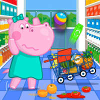Kinderen supermarkt: Winkelen