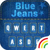 Blue Jeans Keyboard Theme - Emoji & Gif on 9Apps