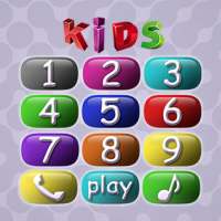 Teléfono infantil y números