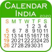 Calendar India 2020 and Holidays on 9Apps