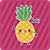 Cute Pineapple Wallpaper on 9Apps