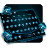 Classic Blue Black Business Keyboard