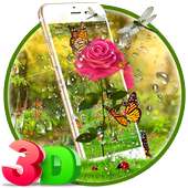 3D Rose Parallax Theme🌹 on 9Apps