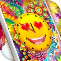 Emoji Clock Live Wallpaper Free 😍 Neon Wallpapers on 9Apps