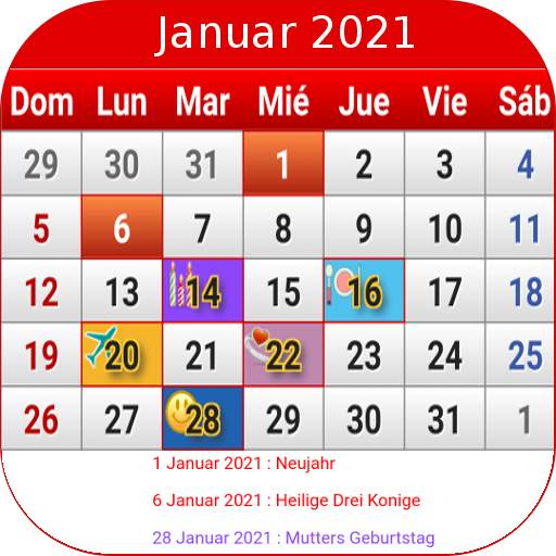 Österreich Kalender 2021