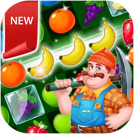 New Match 3 : Fruit Boom Blast Game