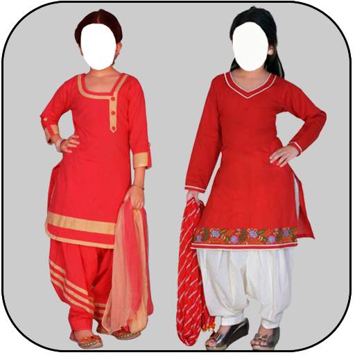 Kids Party Wear Patiala Suit