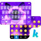 Purple Kitty KikaKeyboardTheme