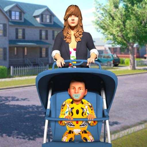 Virtual Mother Simulator:Single Mom Vs Babysitter
