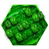 Neon Green Light Animated Keyboard Theme on 9Apps