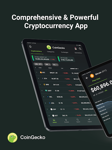 CoinGecko - Live Crypto Prices screenshot 1