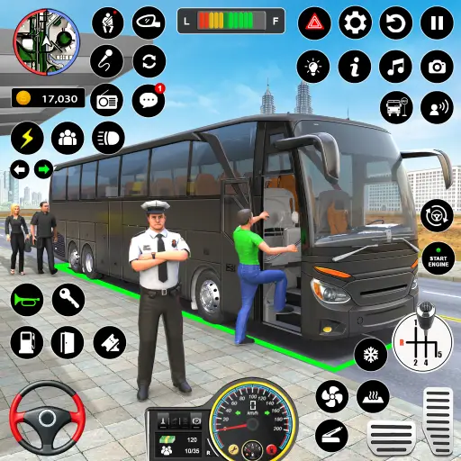 Simulador de condução de ônibus pesado Jogos de ônibus 3D