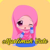 Muslimah bonito dos desenhos animados