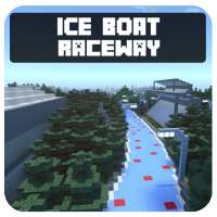 Crazy Ice Boat Race - Creative Maps For Minecraft