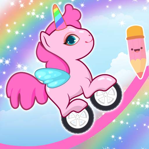 Pony Go : Drawing Race - Rainbow Paint Lines