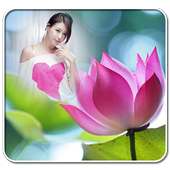 Photo Frame Lotus Flower on 9Apps