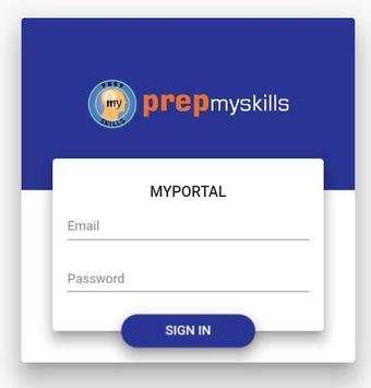 Prepmyskills MyPortal 1 تصوير الشاشة