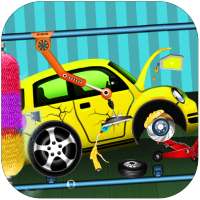 cuci mobil & perbaikan salon: mobil game anak-anak