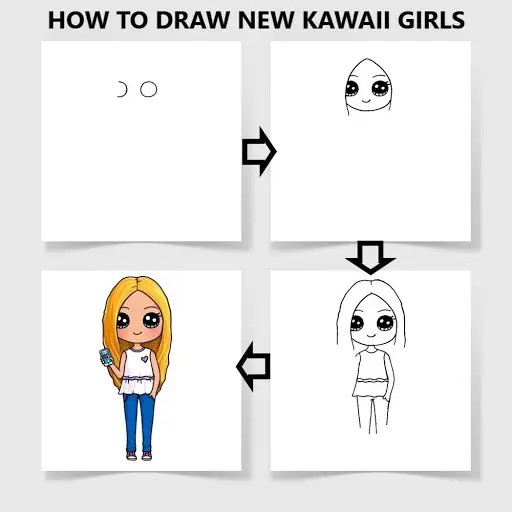 Learn How to Draw Kawaii Anime APK Download 2023 - Free - 9Apps