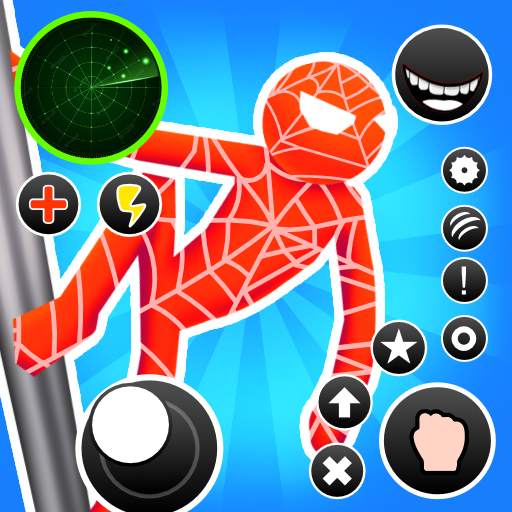 Superhero Stickman: Battle RPG