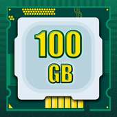 100gb storage space cleaner : ram booster