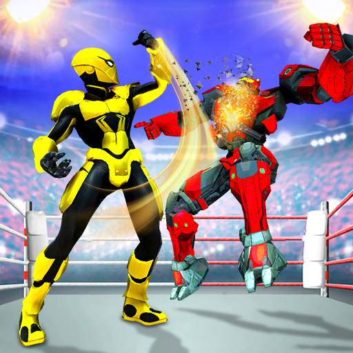 Robot Superhero Wrestling Game