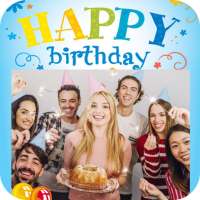 Happy Birthday photo frames greetings & cards 2020