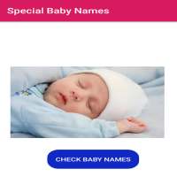 Special Baby Names : (Unique names)