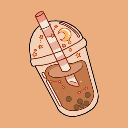 Boba Wallpaper Made by me  Tea wallpaper Cute wallpapers Tea  illustration