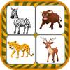 Preschool Matching Games: Animal Memory Match