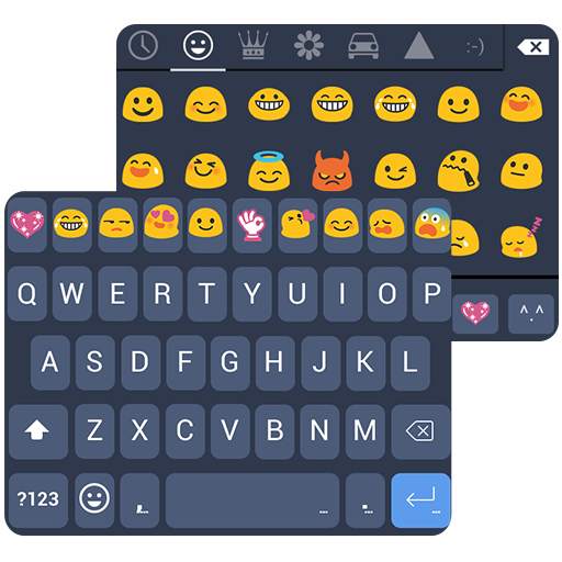 Concise Black  Emoji Keyboard