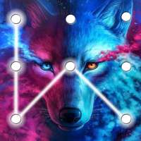 Wolf Pattern Lock Screen