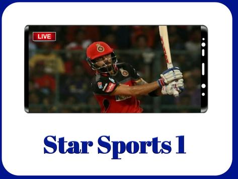 Star sports discount 1 live score