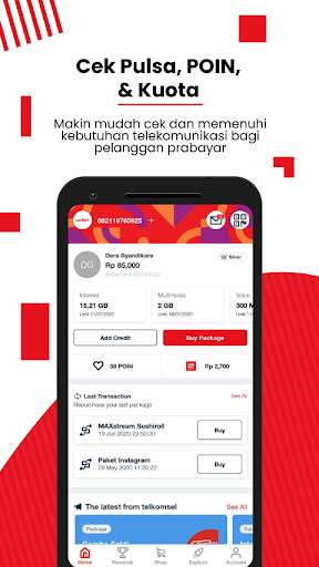 MyTelkomsel - Beli Pulsa/Paket & Dapat Kuota 7,5GB screenshot 2