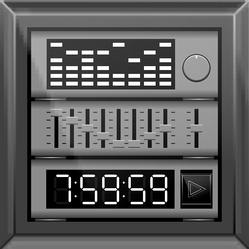 music player with parametric equalizer &amp; surround icon