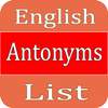 English Antonyms List