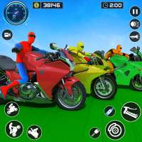 Superhero Bike Mega Ramp Game on 9Apps