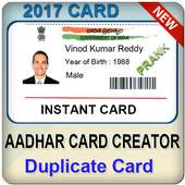 Fake Aadhar Card Maker Prank