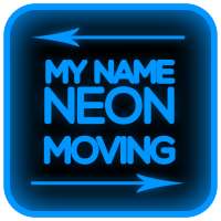 My Name Neon Moving Live Wallpaper