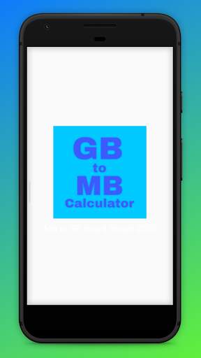 Mb to Gb Converter calculator screenshot 1