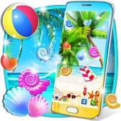 Sunny beach live wallpaper