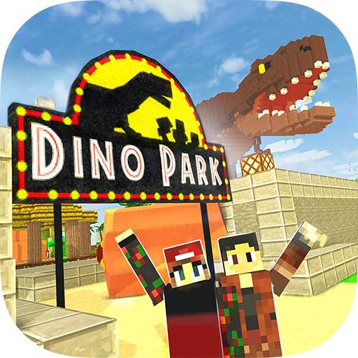 Dino Theme Park Craft: Ride Dinosaur Rollercoaster