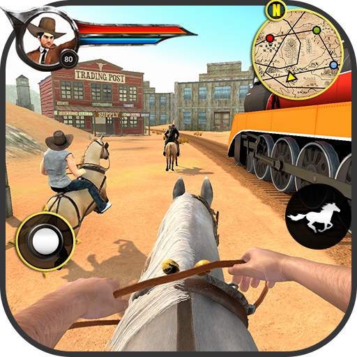 Cowboy Horse Riding Simulation : Gun of wild west
