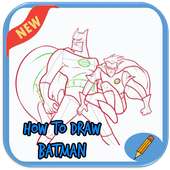 How to Draw Batman on 9Apps