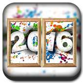 New Year Photo Frame Dual on 9Apps