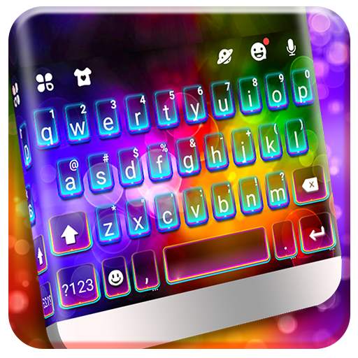 Color Light Flash Keyboard Theme
