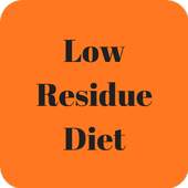 Low Residue Diet